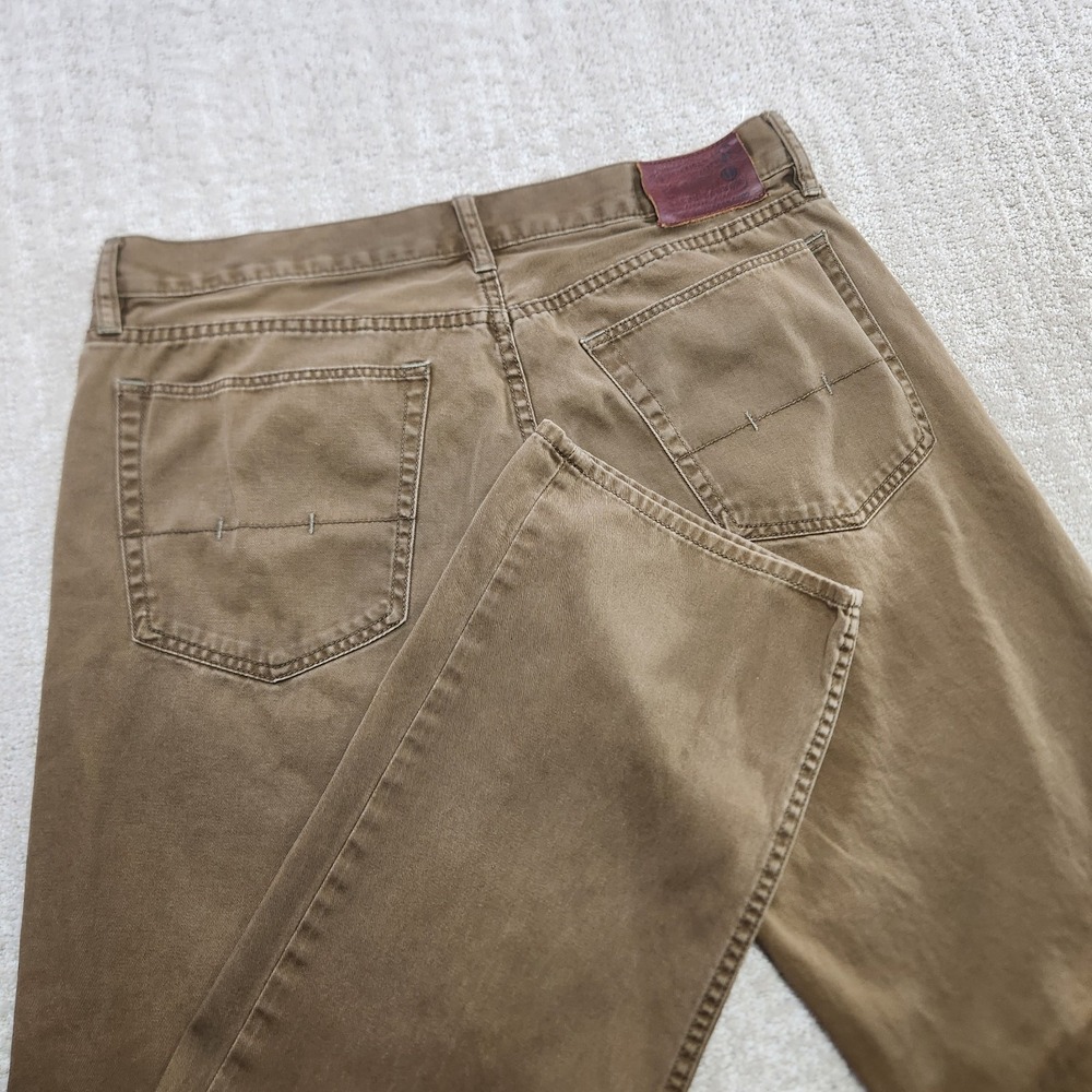 Polo Ralph Lauren Jeans Men 34x32 Green Denim 650 Straight‎ Leg Classic
